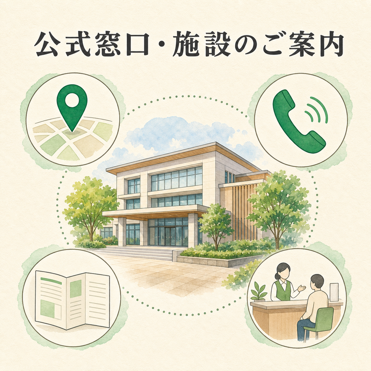 公式窓口・施設のご案内