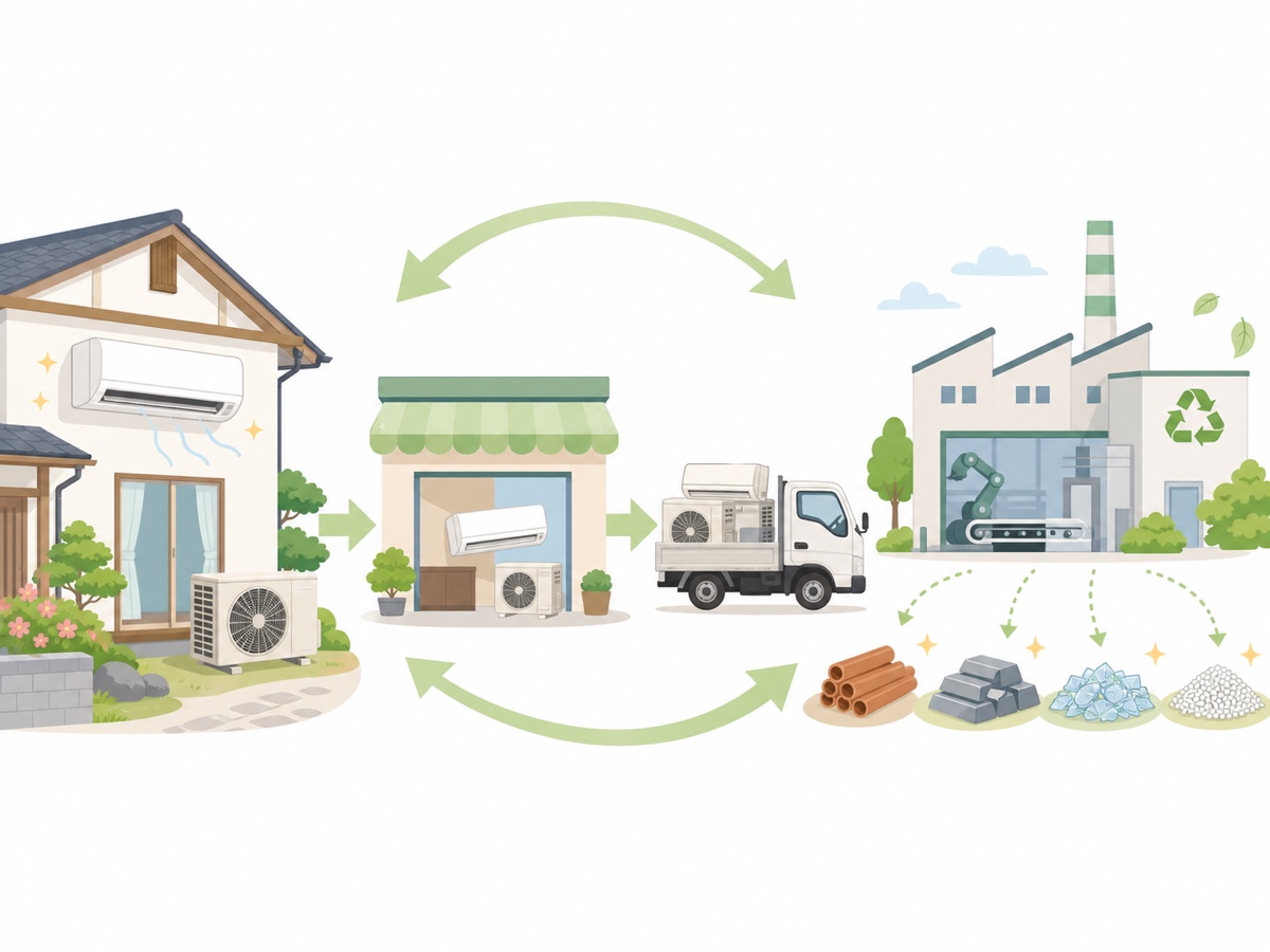 家電リサイクルの仕組み
