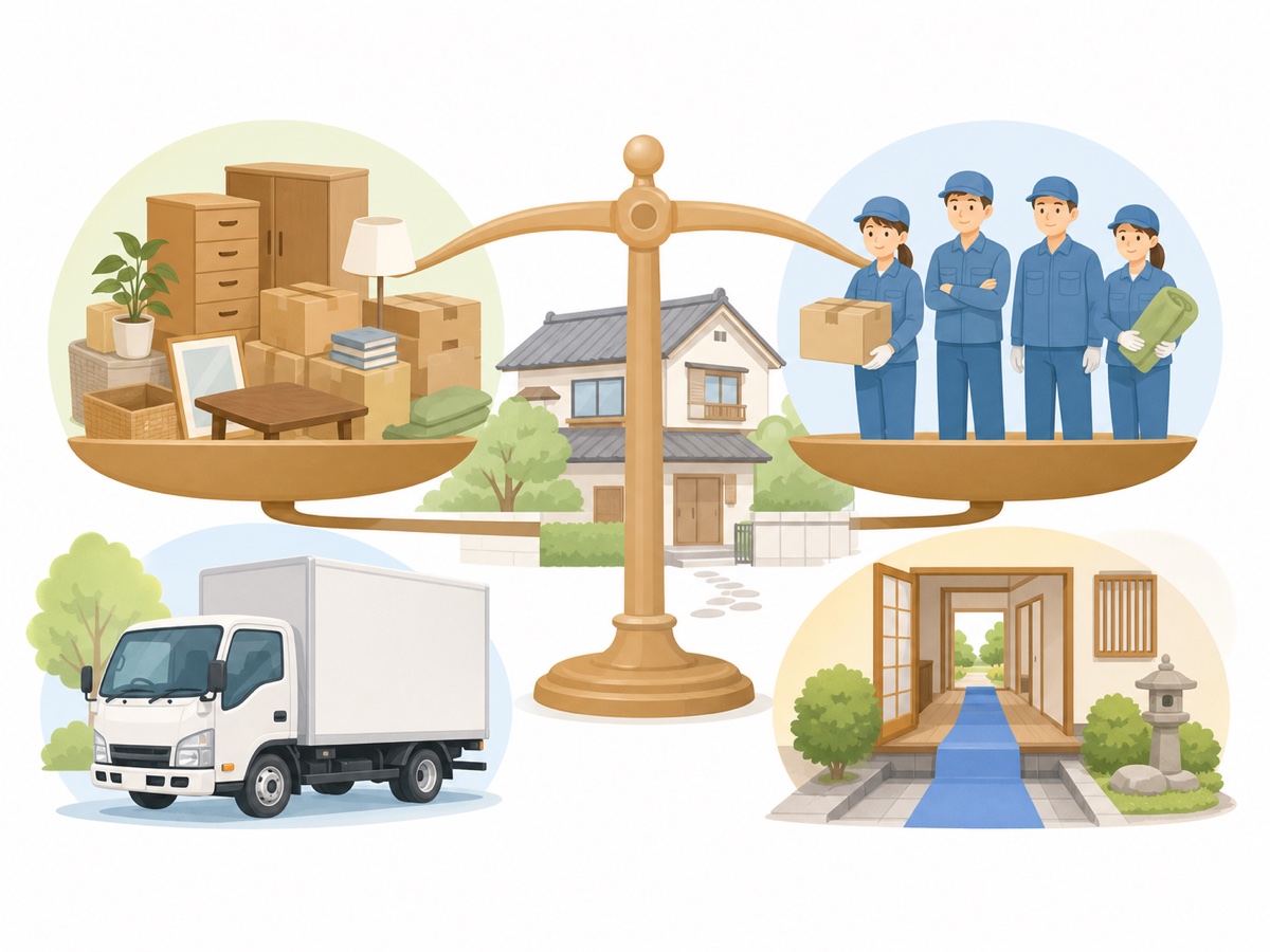 片付け費用を左右する要素