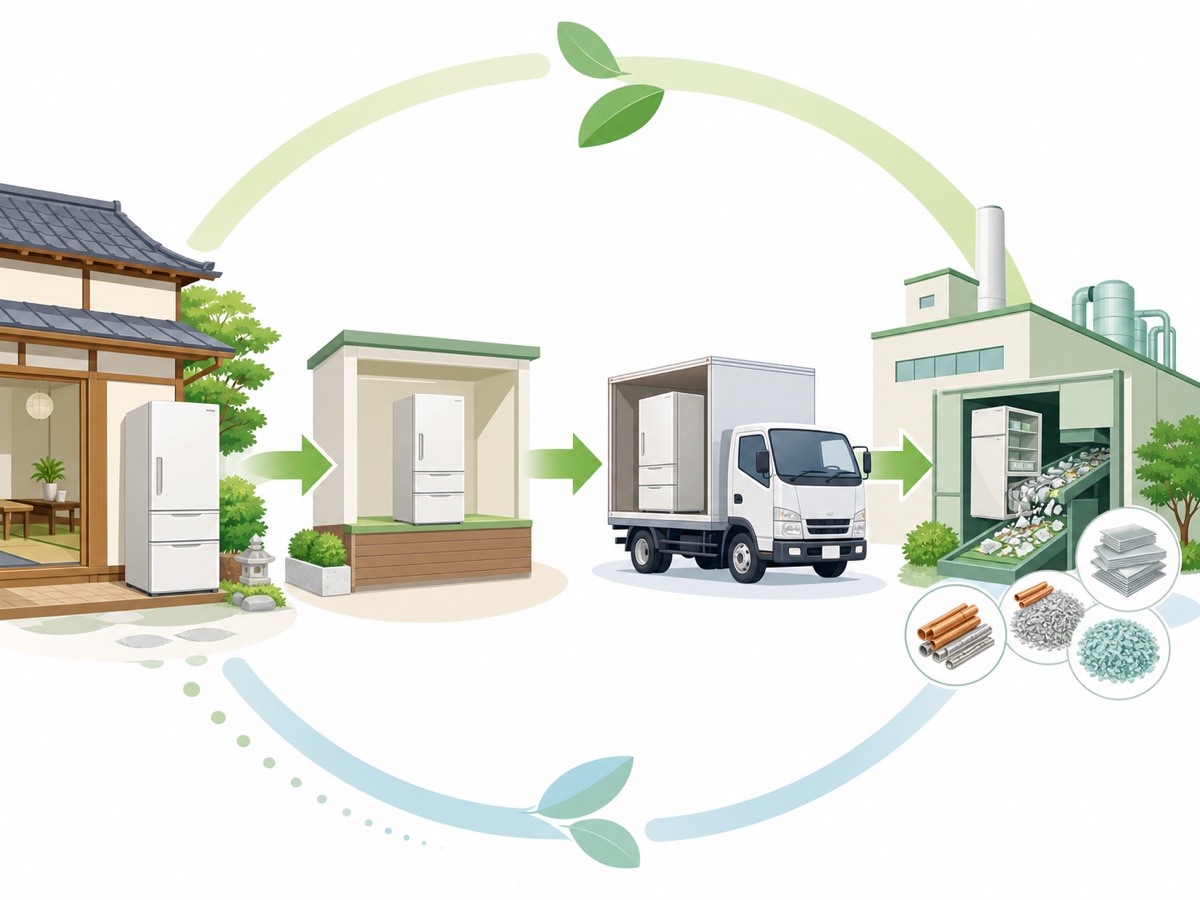 家電リサイクルの仕組み