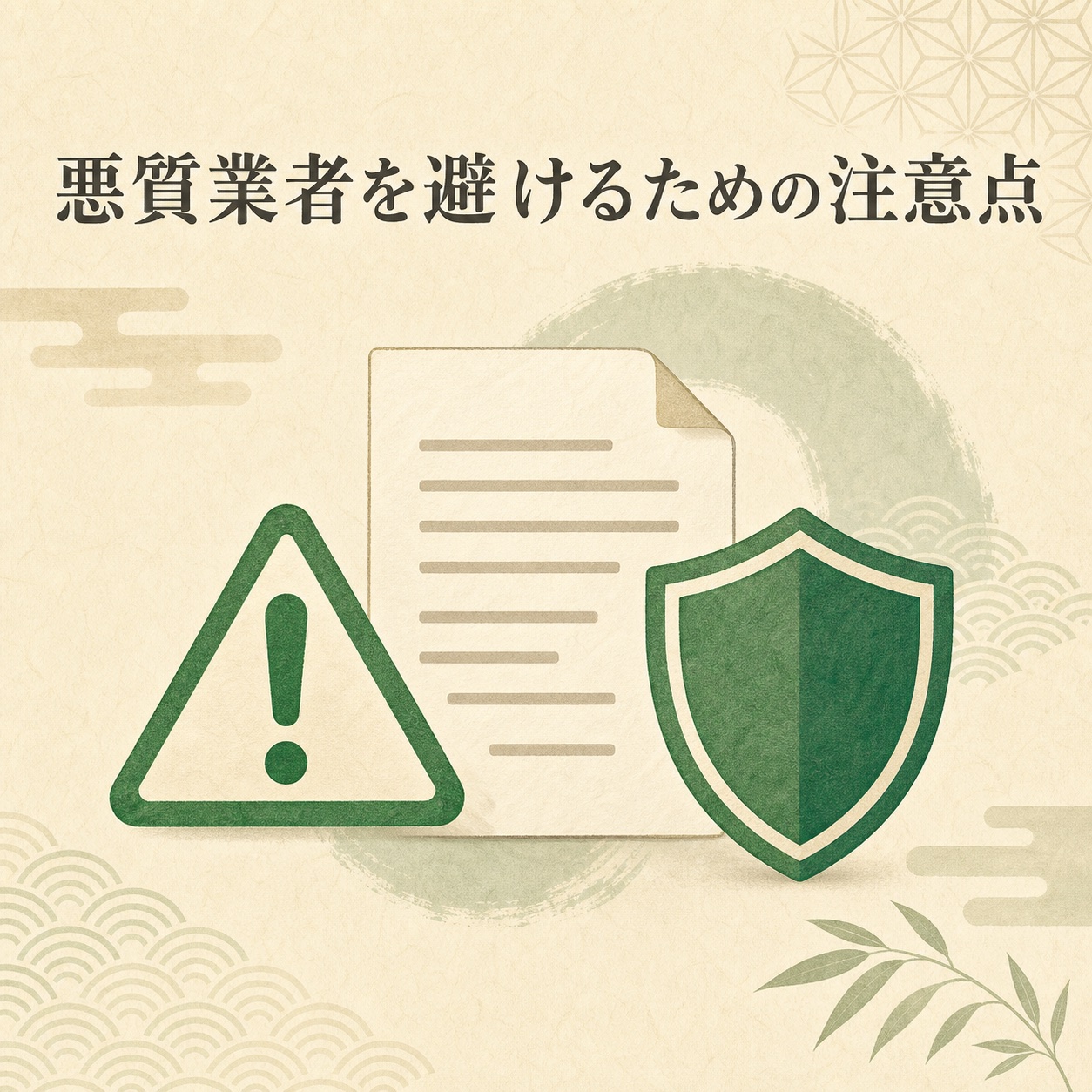 悪質な不用品回収業者を避けるための注意点