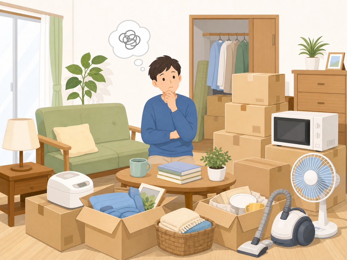 引越しで不用品処分が大変な理由