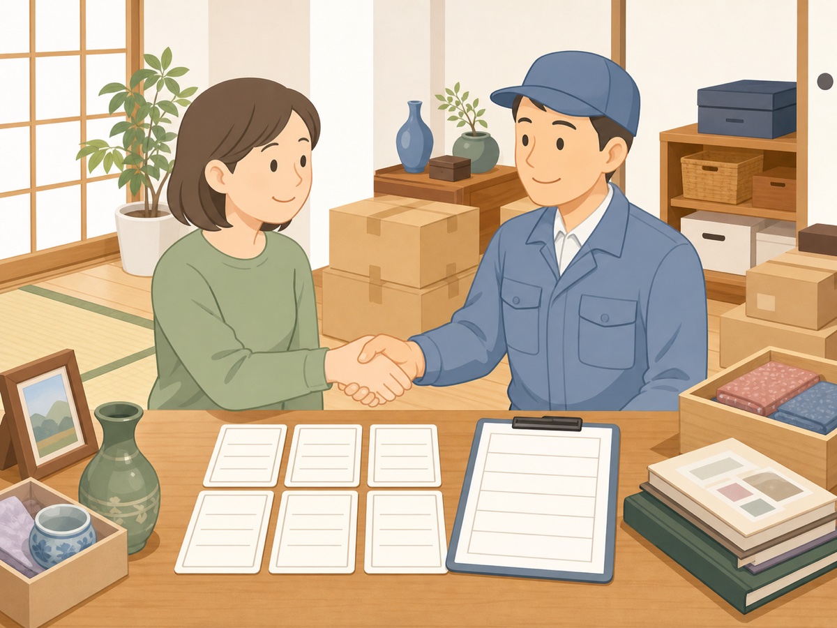 遺品整理業者選びのチェックポイント