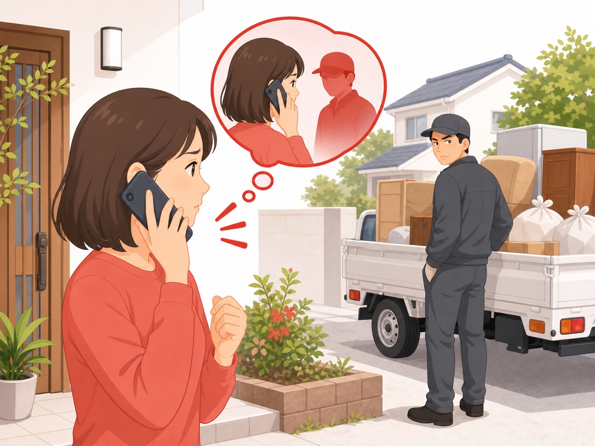 悪質な不用品回収業者への注意