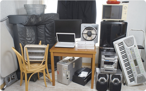 不用品1点からゴミ屋敷まで幅広く対応